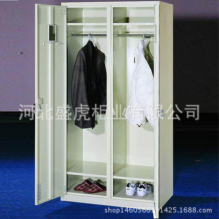 单门衣更衣柜铁皮柜单人柜储员工柜物柜钢制更简易箱小办公SH&235