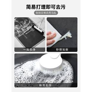 ?房厨地垫025Fhquhwmq新款 地毯垫硅藻泥2L型吸垫防滑吸油水可擦洗