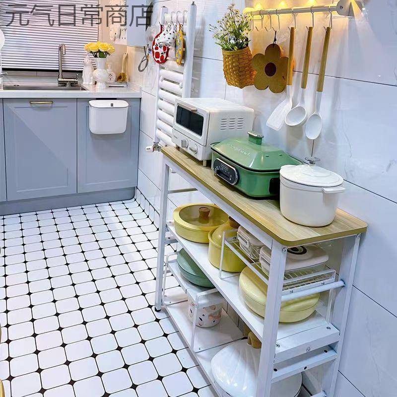 橱门BUS柜餐边多功能柜置物架菜篮切子菜工作台收纳架带边柜多层