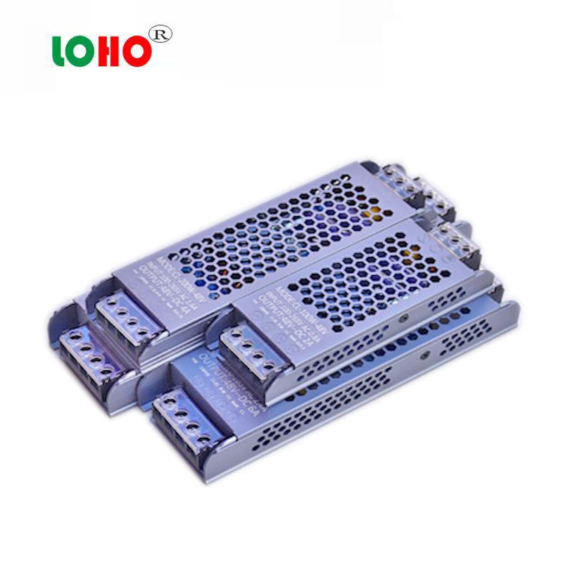原装高端1224VV48V400超薄长条电源超12V24WV48V磁吸65灯箱薄电源