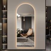 智能穿镜衣全身镜触客厅摸屏穿衣镜理店IDJ壁挂发led镜服装 店试衣