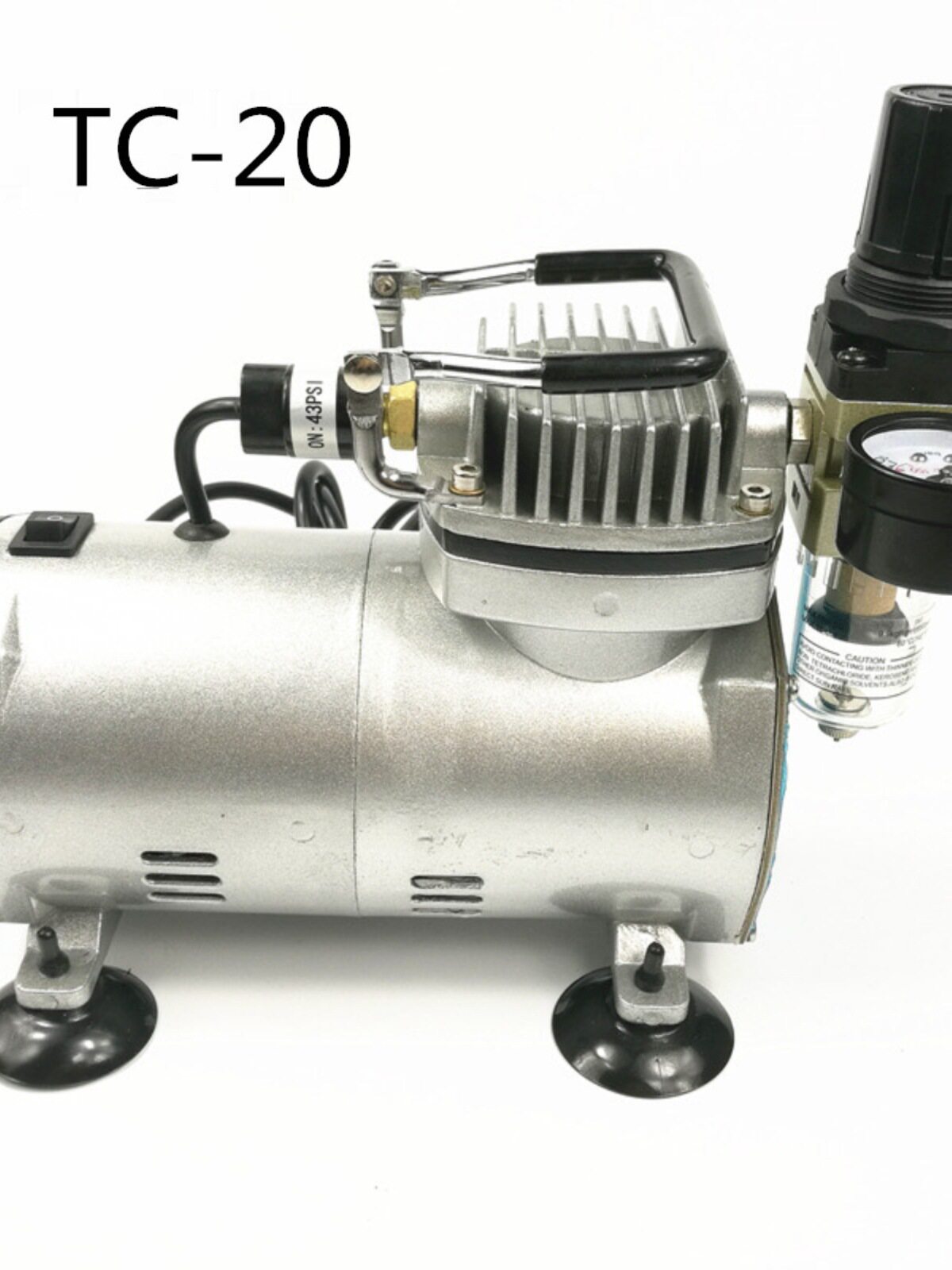 TC20龙牙小型空压机家具皮革修补美甲模型上色喷笔气泵铸铝其他