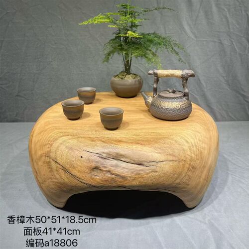 香樟木墩子实木空心原生态树桩根雕凳子茶几边桌民宿酒店装饰摆件