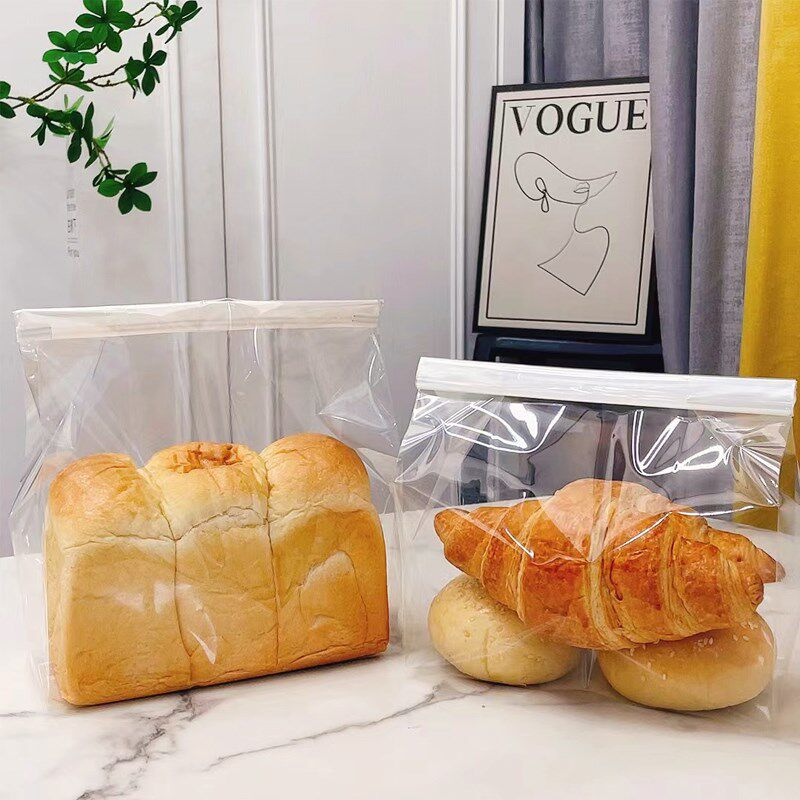 壹号包装透明卷边450克 切片面包牛角包袋子 加厚 无异味