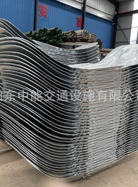 专波栏业出口高速公路热GEW镀锌形护鱼尾端头乡村路道双波鱼尾端