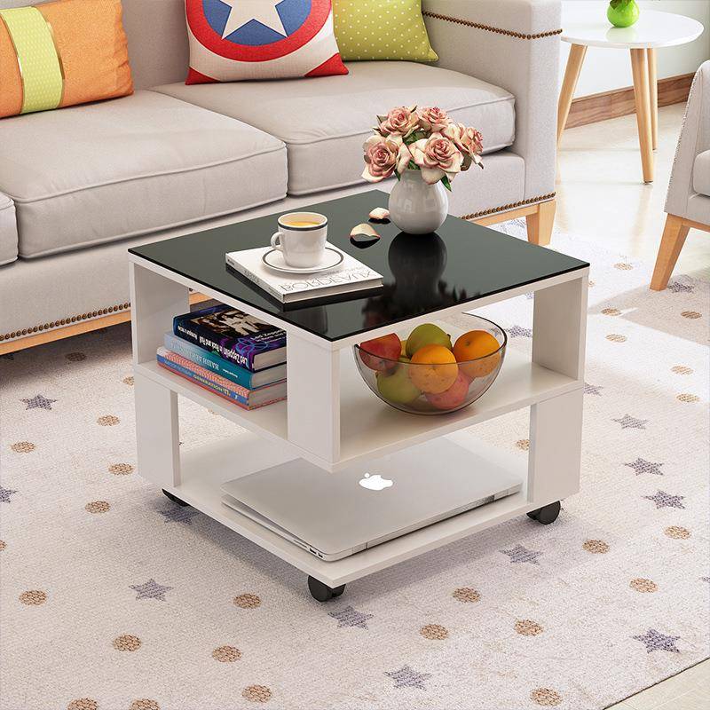 现代简约小几边角0515桌客迷边你角柜沙发厅柜玻璃边几角几茶卧室