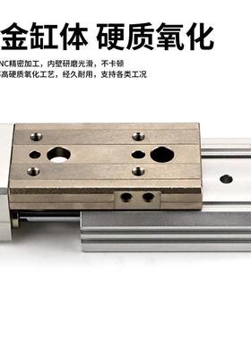 滑台气缸HLQ6/LQ8465/1HLQ12/HLQH6/HL20-10S/20S/30S/5Q0S