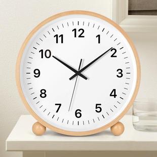中古风台式家座F95898S7钟客厅用时钟摆件台静音桌面摆钟复古坐钟