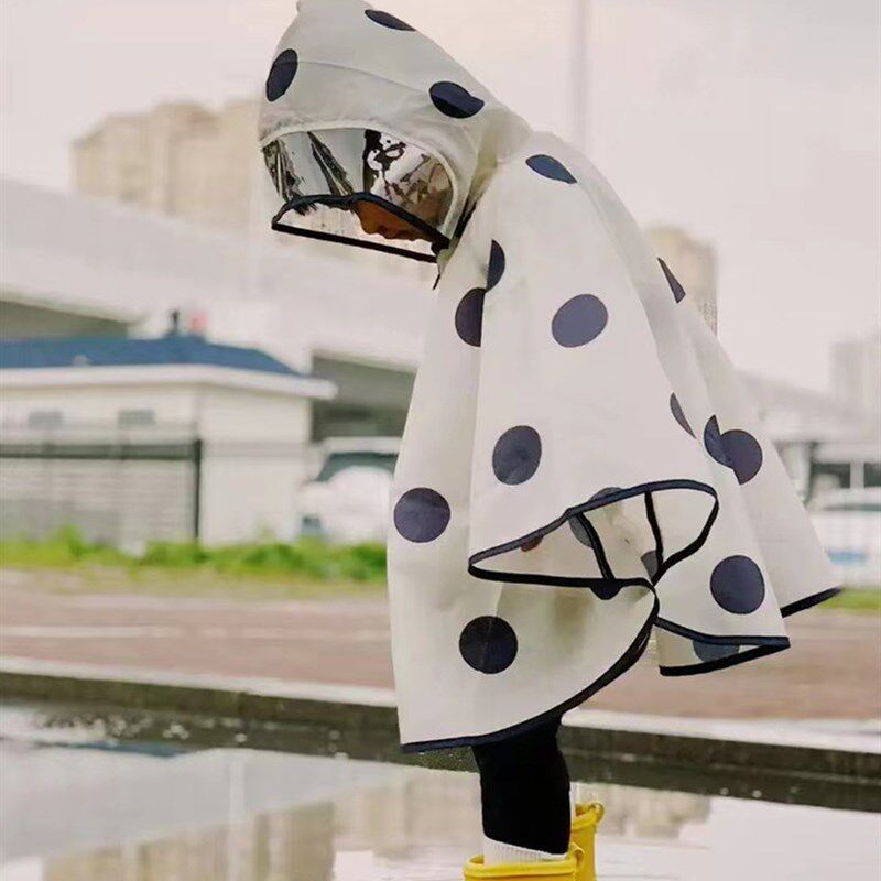 出口儿童雨衣女雨披斗篷式宝宝幼儿园小孩小学生书包位男童上学衣