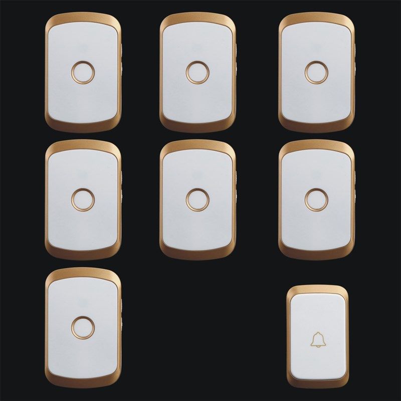 无线门铃一拖七 1拖8家用遥控门铃免电线 足浴棋牌室提醒器呼叫器,电子/电工,楼宇对讲设备,淘宝优惠券,粉丝福利购,淘宝优惠卷