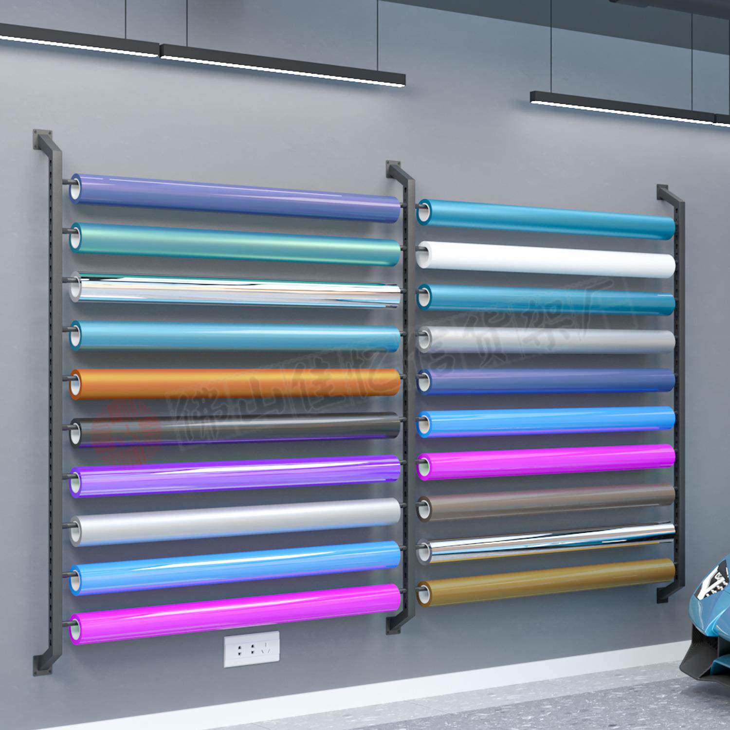 展膜示架布改色膜玻璃75膜布汽车膜车衣太阳展示架面料料货架台桌