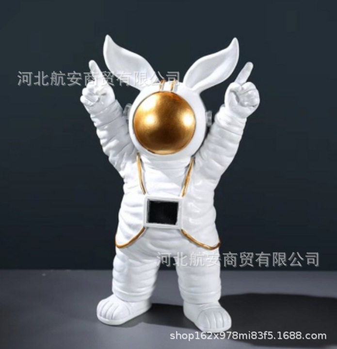 现代简约创意树脂人物摆件样板房售楼处儿童房卡通可爱形软装饰品
