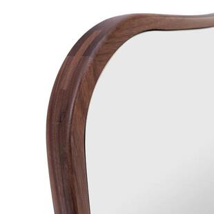 法式 复古异形边化框妆玄镜厅关RVW墙面客壁挂镜家用洗手台梳妆镜