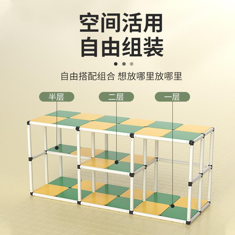 幼园户外玩具收纳架置架防雨大容量器材物储柜儿室外271塑料物架