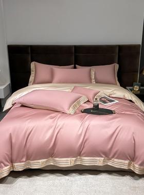 简约11810棉0纯套棉全长绒棉棉全四件全套床单被套床上用品4