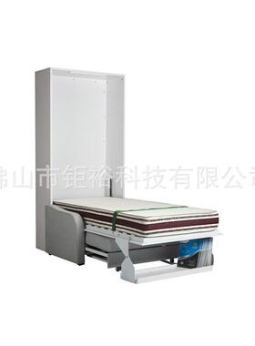 家用带沙发壁床墨床叠翻转功能菲隐JL-WD07-形折床可折叠多双人床