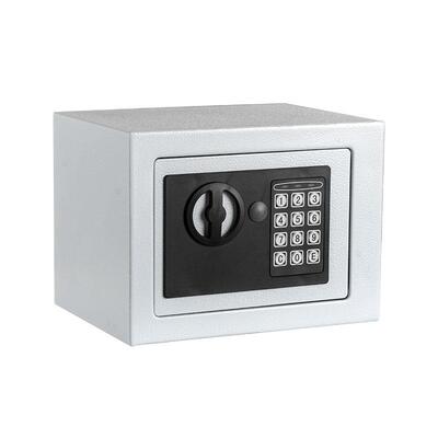 17E保险柜保险保IFX管子箱电锁密码迷你床头柜加厚面箱板你迷防盗