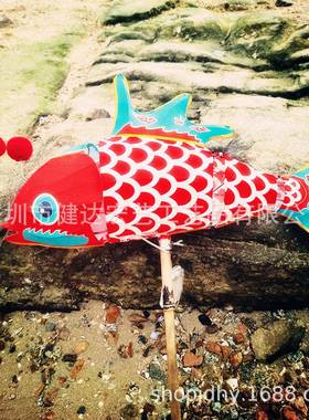 遗鱼灯非花手持鱼灯锦鲤金OIN会鱼花灯中秋灯大型灯宫灯龙年花灯