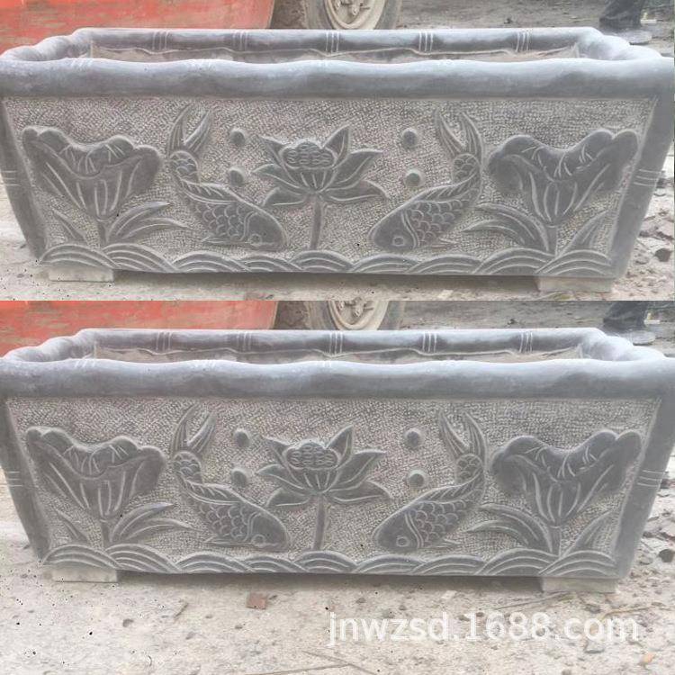 石731家用雕鱼缸图片造大厂区石材养鱼全池价办公室石头门海雕刻