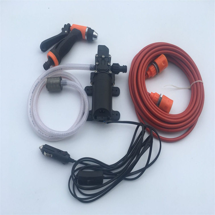 车之源12v便携式洗车机 车载刷车器 电动连线一体式洗车工具水泵