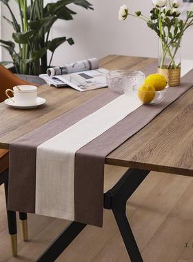 现代简奢约桌旗绿色轻风餐桌布垫茶布桌装饰做艺茶PSZ席定会议桌