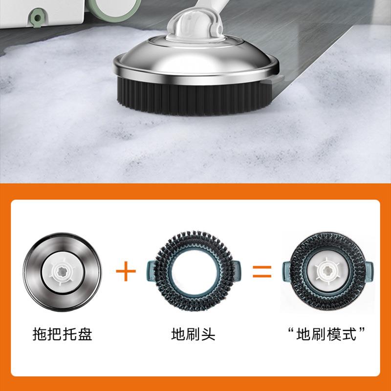 家用旋转拖把桶免洗265懒人动吸手水替换布干湿自挤水升降拖甩干