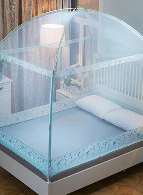 蒙古包蚊帐门家用1.5m架防摔1.2支m三开米1.8m1.0床单人学生DCF宿