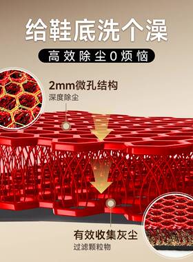 进MXW门地垫入户垫门满家用福子新居门口防滑垫喜庆地毯红色脚垫