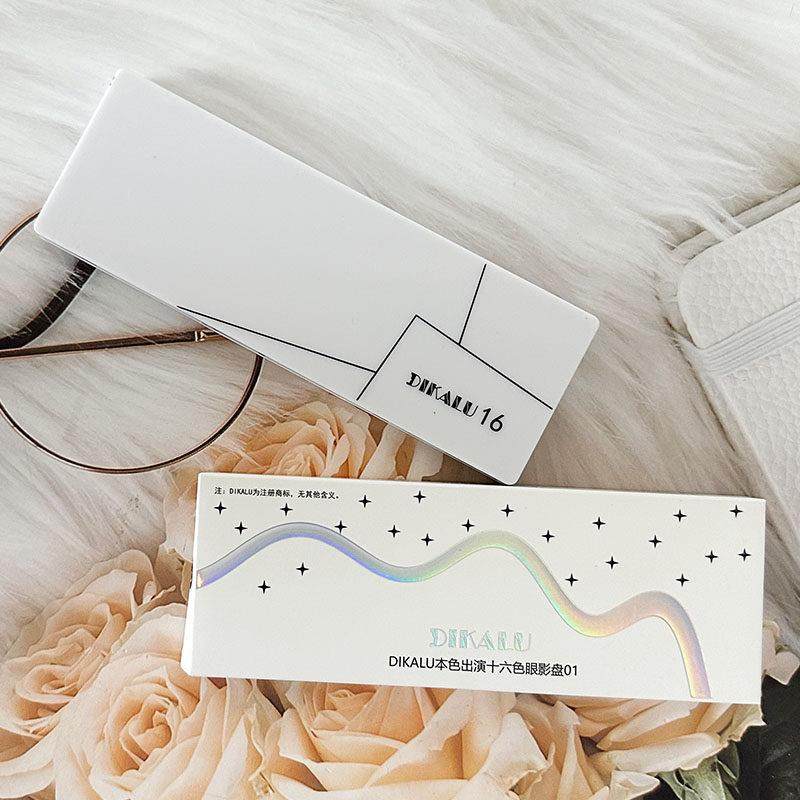 DIKALU本色出演十六色眼影盘哑光高光提亮卧蚕眼影综合盘大地色系,彩妆/香水/美妆工具,阴影,淘宝优惠券,粉丝福利购,淘宝优惠卷