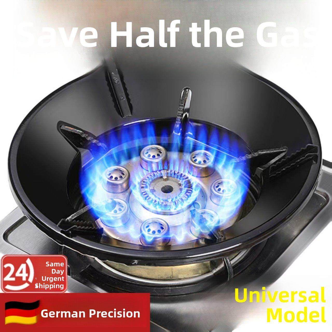 燃气灶具节能罩火圈防热天然气灶具配件节能隔热挡风玻璃家用燃气