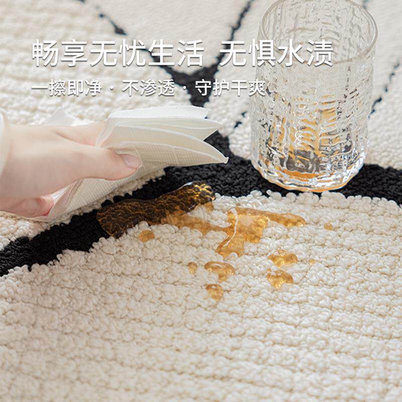 防水地防LDC污圆地毯电脑椅儿童房形卧室床边垫客厅按摩子椅免洗