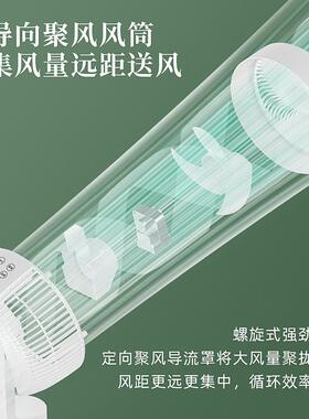 ANGZI空气循环扇家用电风扇落Y地扇小47556型办礼品风扇公室轮涡