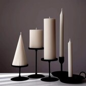 香薰蜡烛摆件长杆家用餐桌婚礼派对浪漫高级感装 饰蜡烛烛台摆件