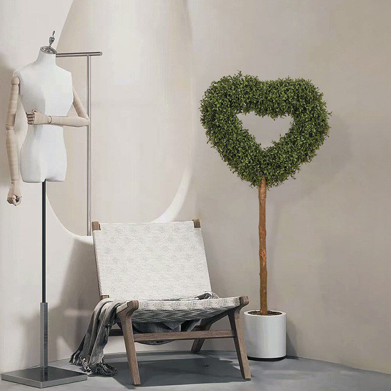 仿真绿植创意心形米仔兰室内大型球型假植物装饰假花落地盆栽摆件