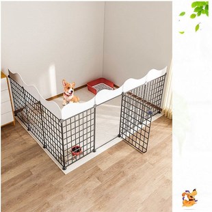 狗狗围栏宠物小型犬柯基隔离门栅栏室内自由组合家用围栏式狗笼子