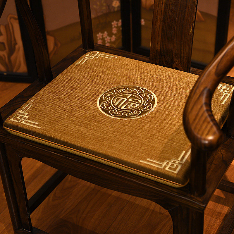 中式红木坐垫椅垫实木家具太师椅餐椅官帽家用防滑圈椅座垫茶椅垫,居家布艺,椅垫,淘宝优惠券,粉丝福利购,淘宝优惠卷