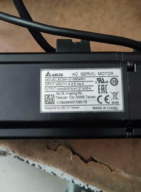 台达400W电机 ECMA一C10604RH 功能包好 成色