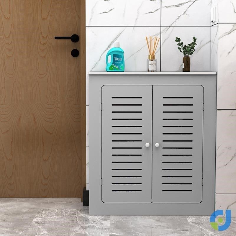 地暖分水器遮挡罩地热分水器遮挡柜灰色分水器遮挡柜暖气片遮挡罩