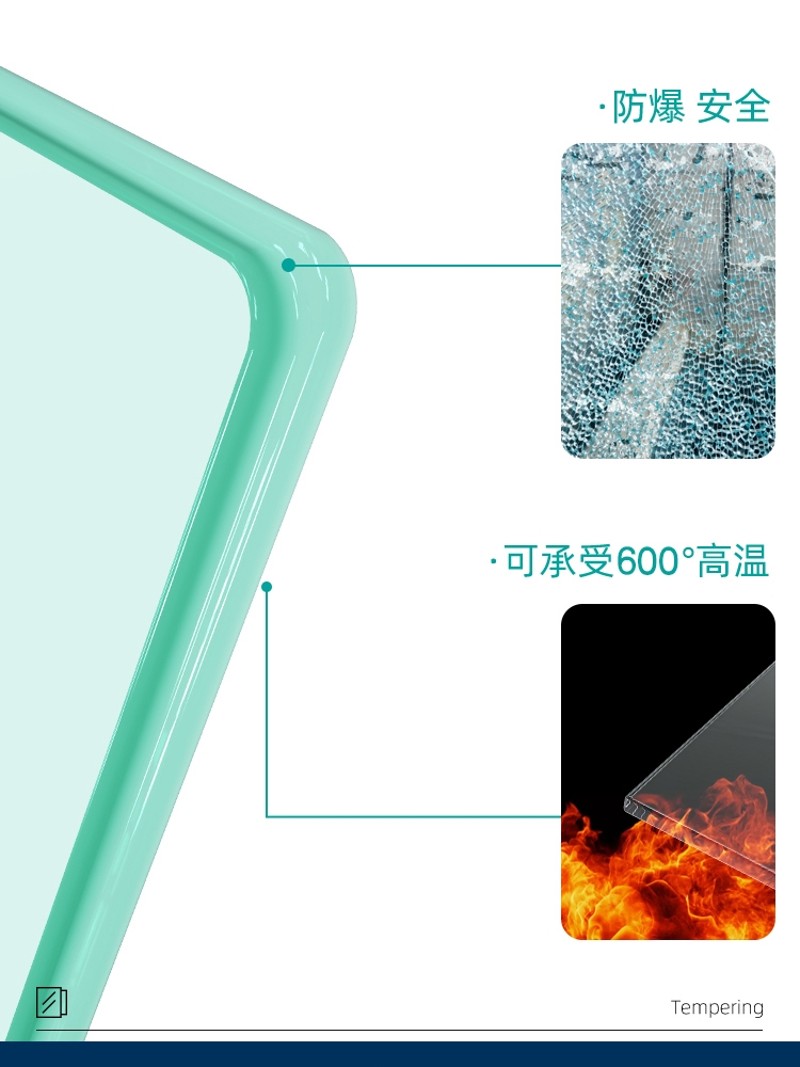 钢化玻璃定做桌面茶几餐桌玻璃台面钢化家用定制圆形长方形异桌垫