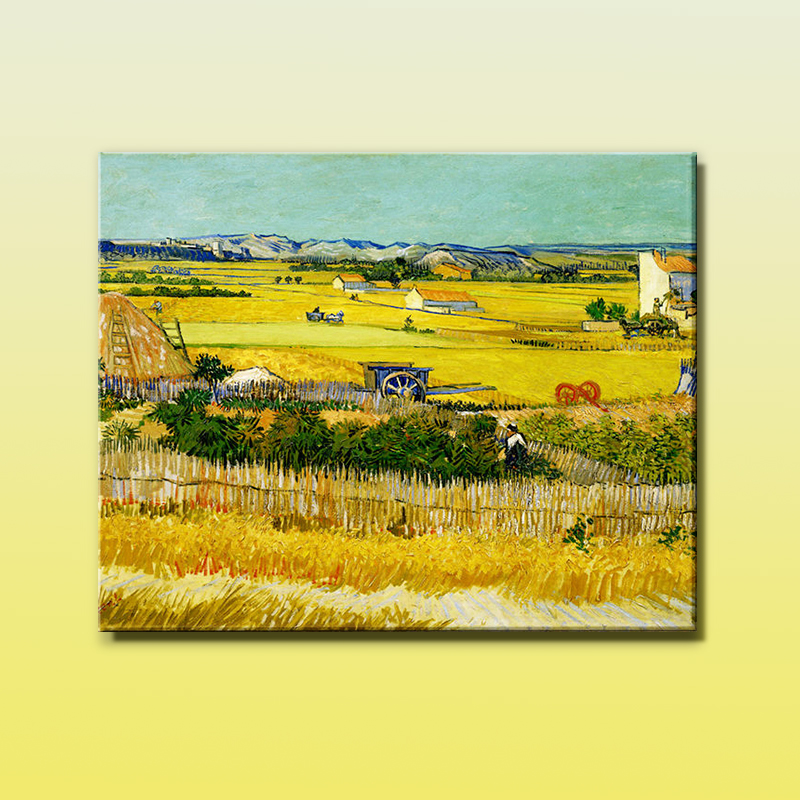 【丰收】梵高数字油画diy手工填色填充治愈儿童涂鸦油彩装饰挂画