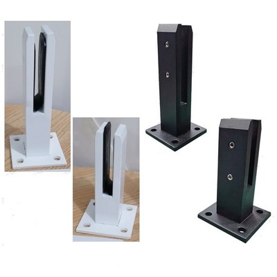 沙滩柱 夹玻璃底座 楼梯扶手脚 实木pvc扶手 护栏杆围栏 底盘立柱