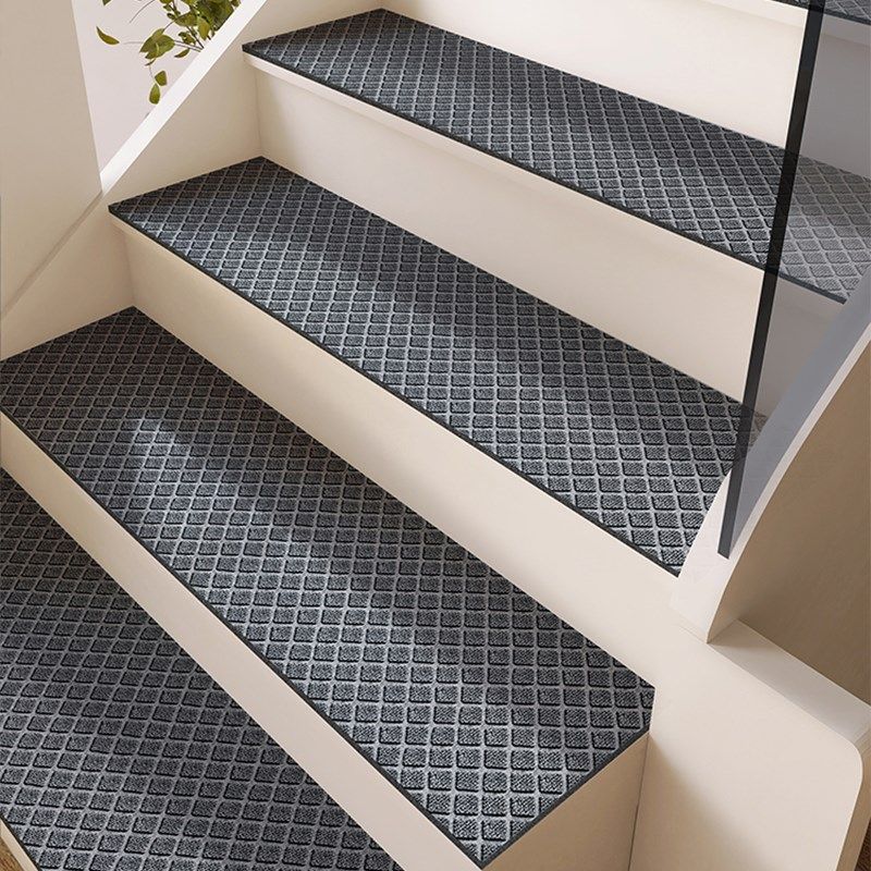 灰色楼梯踏步垫丙纶复式室外木楼梯水泥台阶通用地垫免胶自粘防滑,居家布艺,楼梯垫,淘宝优惠券,粉丝福利购,淘宝优惠卷