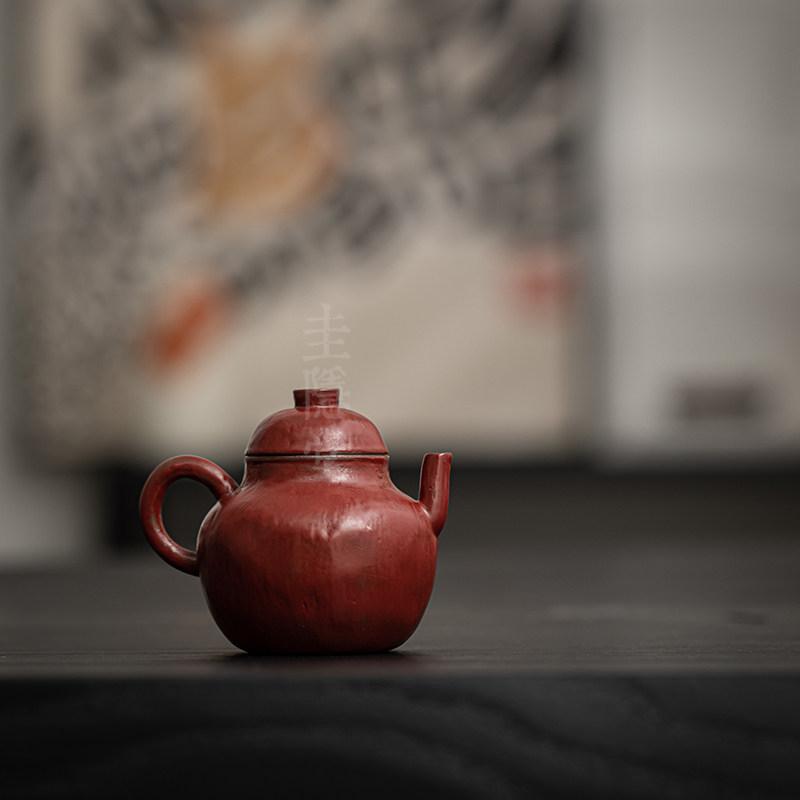圭隐堂手工陶瓷茶壶中式复古家用小号单壶泡茶器沏茶壶功夫茶具