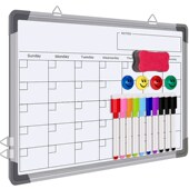 画板月份周计划日历白板双面磁性儿童画板办公小白板30