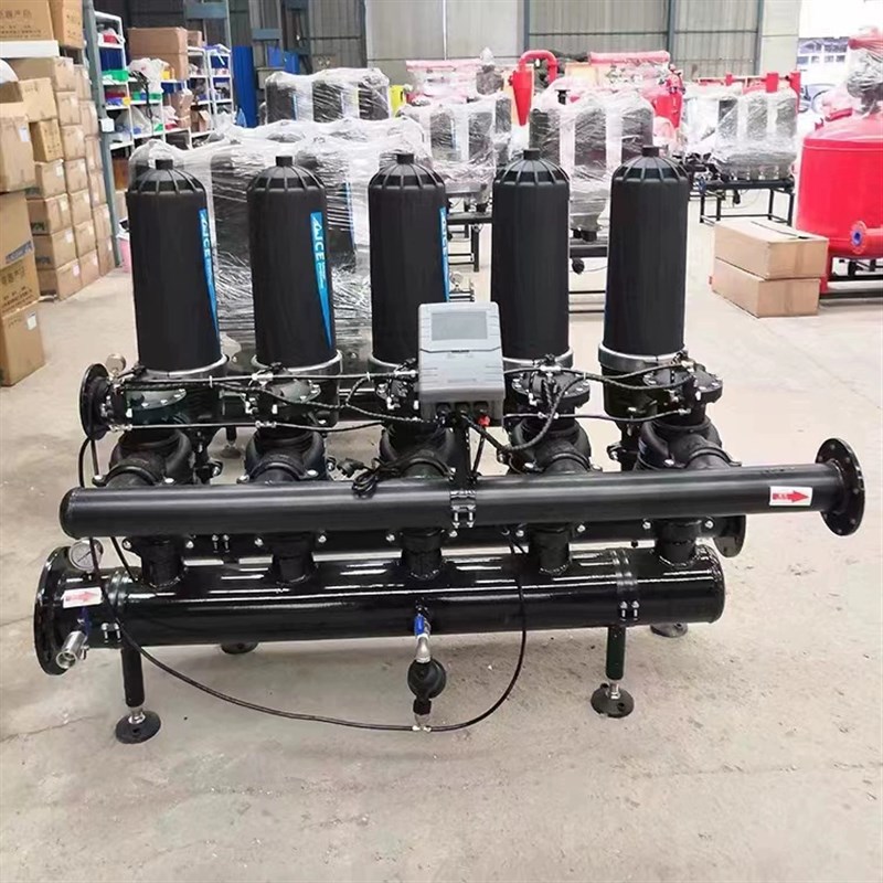 全自动反冲洗叠片过滤器农业灌溉碟叠片式过滤器滴灌微喷灌过滤器