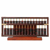 木质算盘铜杆 儿童老式 酸枝木制红木算盘 实木雕刻工艺品木雕摆件