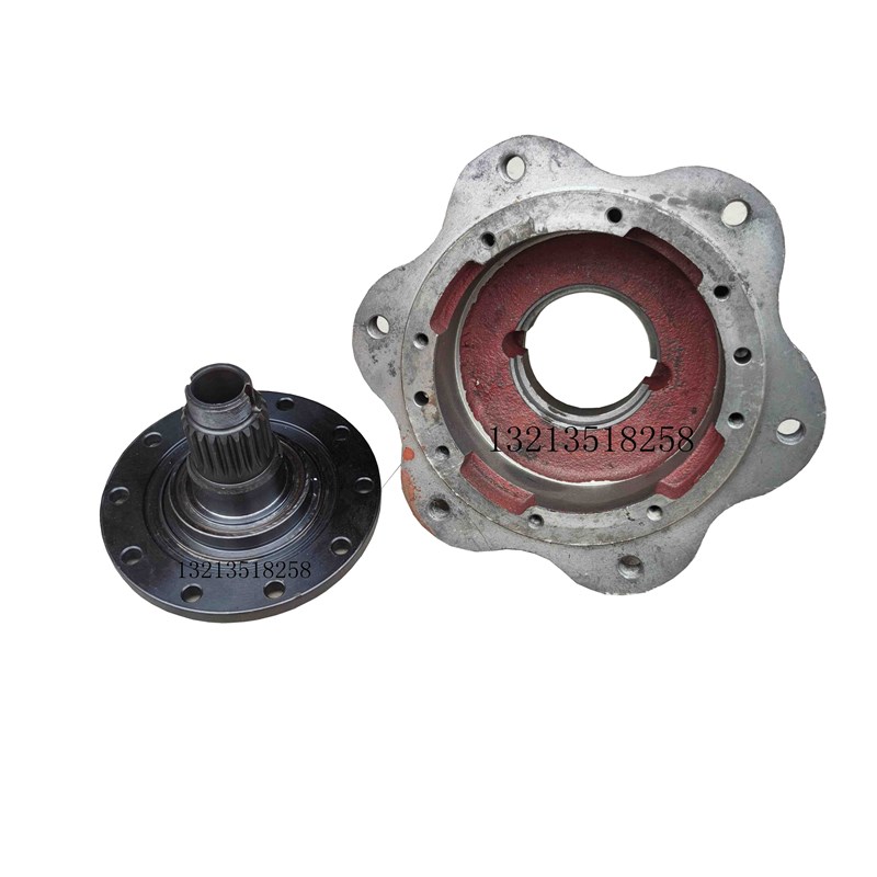 东风 拖拉机654  904四驱前桥轮毂总成 法兰轴 轮毂齿轮 全套配件