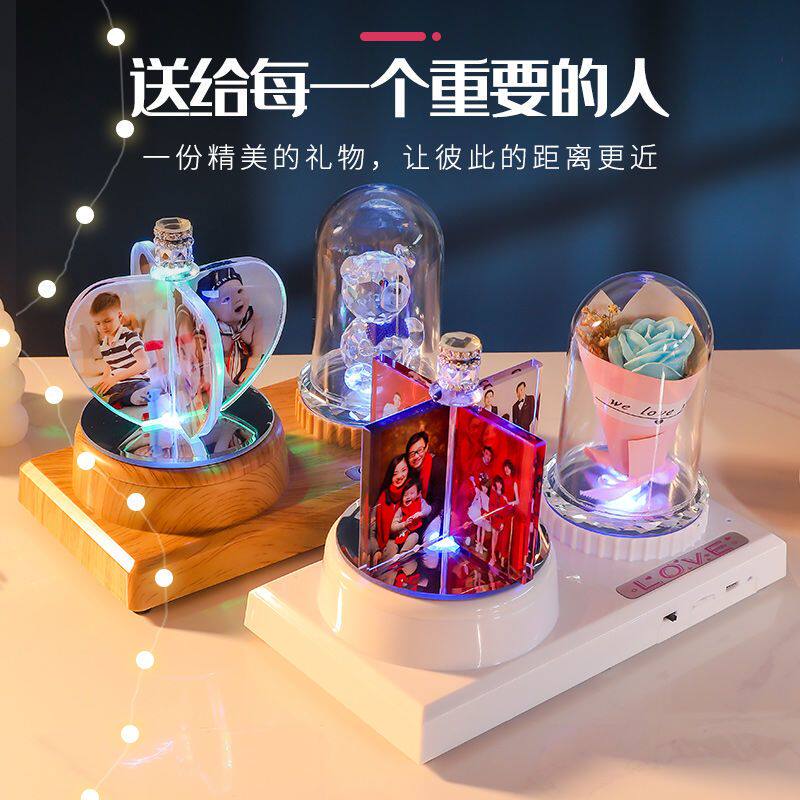 七夕情人节送老婆照片定制生日礼物女生闺蜜男朋友仪式感高档实用