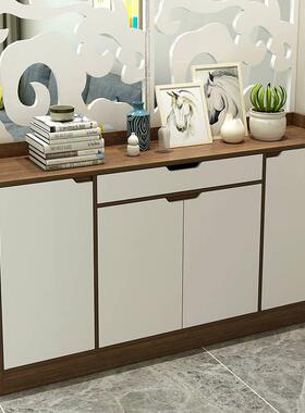 HFB门口鞋柜简家用楼道外进入户靠墙门玄关柜2025新收款纳易鞋架