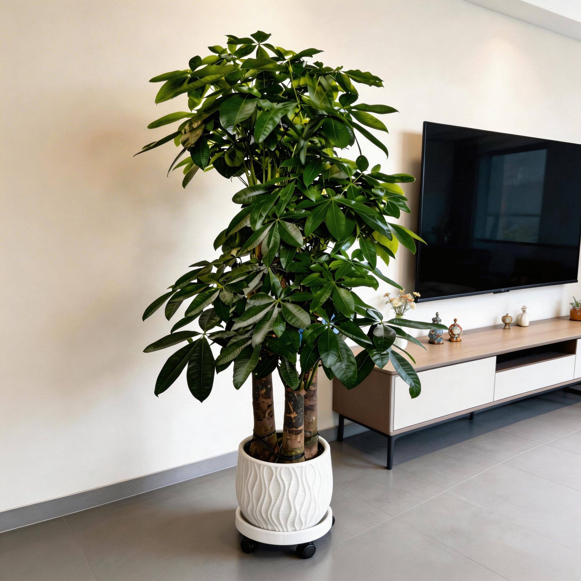 发财树大棵客厅大盆栽绿植室内步步高大型招财树大棵植物乔迁开业